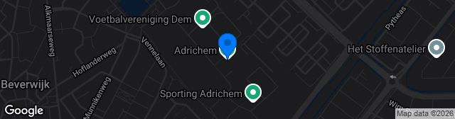 Map showing Sportpark Adrichem (DEM)