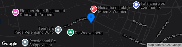 Map showing Sportpark De Waayenberg