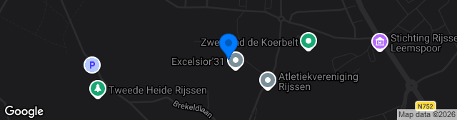 Map showing Sportpark De Koerbelt