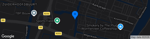 Map showing Sportpark Fortuna Wormerveer