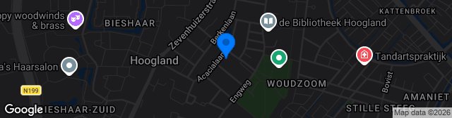 Map showing Sportpark Langenoord