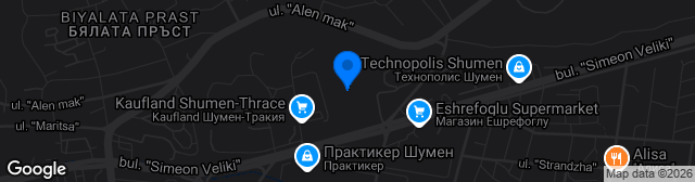 Map showing Stadion Panayot Volov