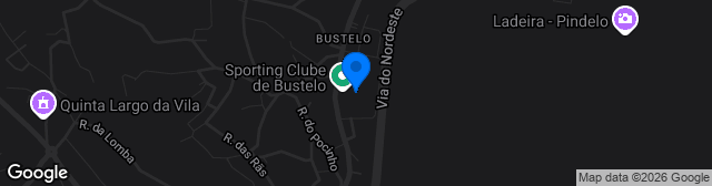 Map showing Estádio Quinta Do Côvo