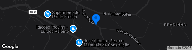 Map showing Estádio da Alagoa