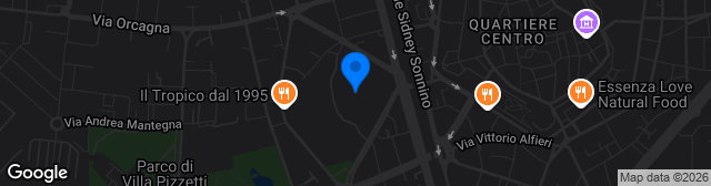 Map showing Stadio Olimpico Carlo Zecchini