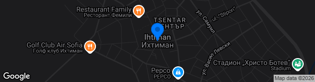Map showing Gradski stadion