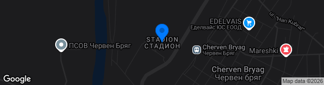 Map showing Gradski stadion