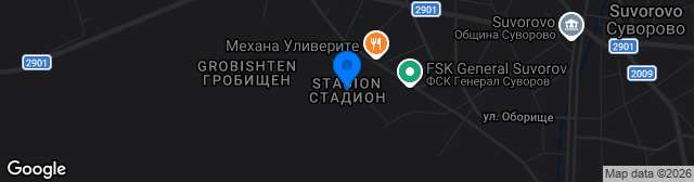 Map showing Gradski stadion