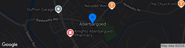 Map showing The Recreational Ground