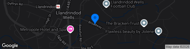 Map showing The Broadway