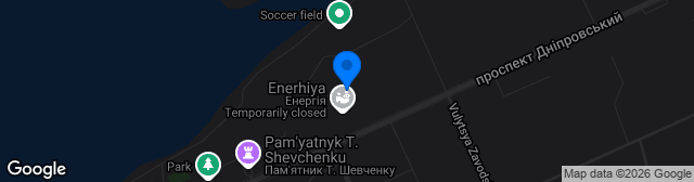 Map showing Stadion Enerhiya