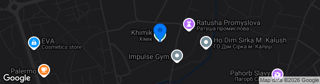 Map showing Stadion Khimik