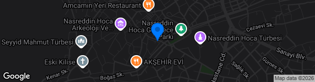 Map showing Akşehir Nasreddin Hoca Stadı