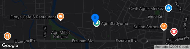 Map showing Vali Lütfü Yiğenoğlu Stadyumu