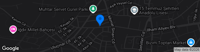 Map showing Iğdır Atatürk Mahallesi Futbol Sahası