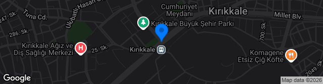 Map showing Fikret Karabudak Stadyumu