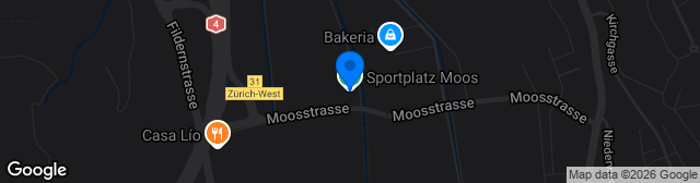 Map showing Sportplatz Moos