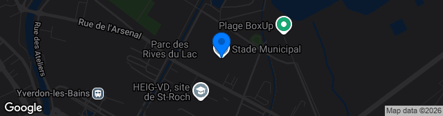 Map showing Stade Municipal