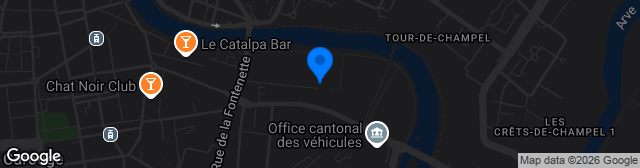 Map showing Stade de la Fontenette