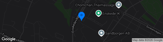 Map showing Enskede IP 1