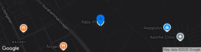 Map showing Råby IP 3