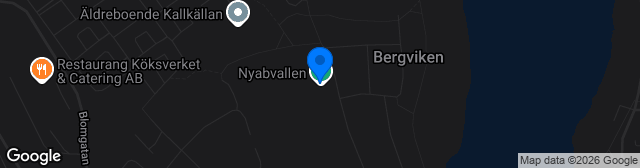 Map showing Nyabvallen
