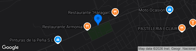 Map showing Estadio Las Delicias