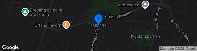 Map showing Bredängs BP 1