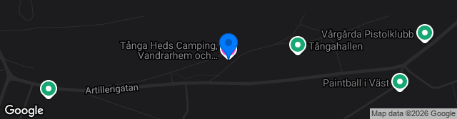 Map showing Tånga Hed