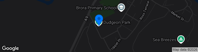 Map showing Dudgeon Park