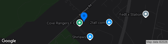 Map showing Balmoral Stadium