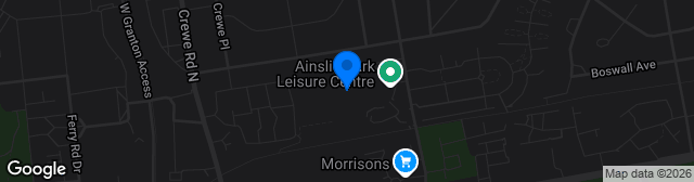 Map showing Ainslie Park Stadium