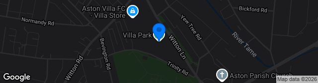 Map showing Villa Park