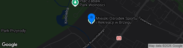 Map showing Stadion MOSiR