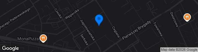 Map showing Stadion Miejski