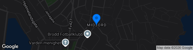 Map showing Midjord kunstgras