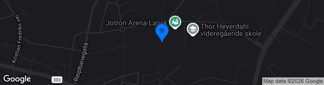 Map showing Framparken
