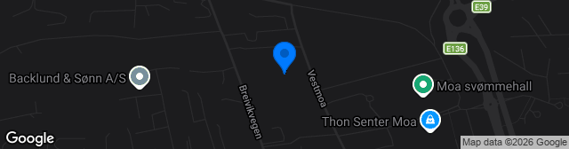 Map showing AMFI Moa Stadion