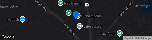 Map showing Wintershallbanen Kunstgress