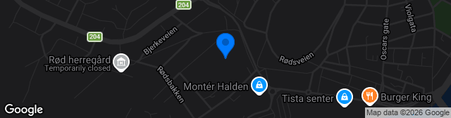 Map showing Halden Stadion