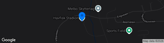 Map showing Havfisk Stadion