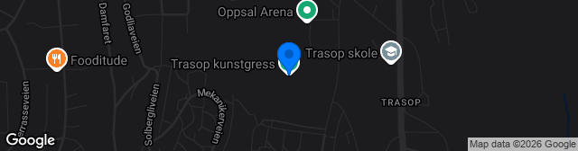Map showing Trasop kunstgress