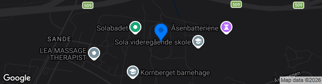 Map showing Sola Stadion