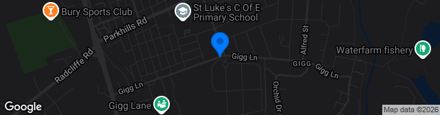 Map showing Gigg Lane