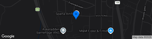 Map showing Sparta Kunstgressbane