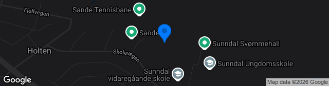 Map showing Sande stadion