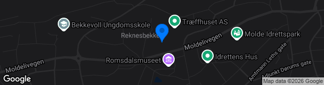 Map showing Reknesbanen
