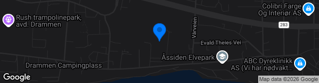 Map showing Åssiden Stadion