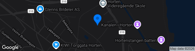Map showing Lystlunden Stadion