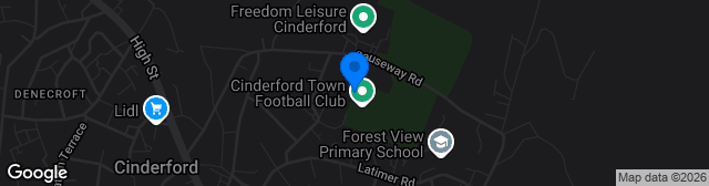 Map showing The Causeway